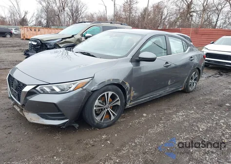 2022 Nissan Sentra Sv Xtronic Cvt из США, поврежденный, VIN 3N1AB8CV4NY221167